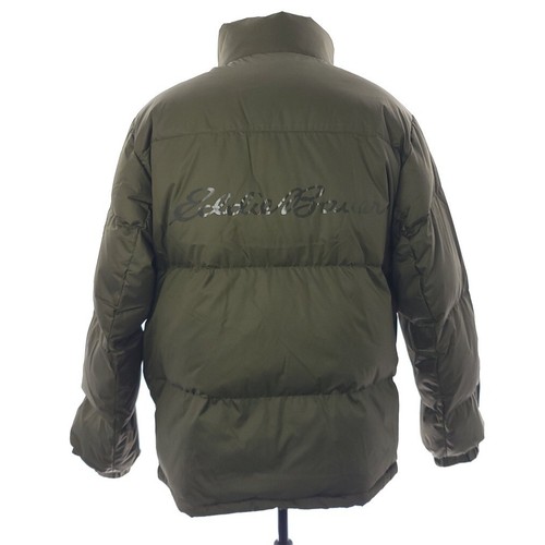 Chaqueta con capucha Eddie Bauer Expedition verde plumón acolchado cremallera completa a presión grande para hombre - Imagen 7 de 13