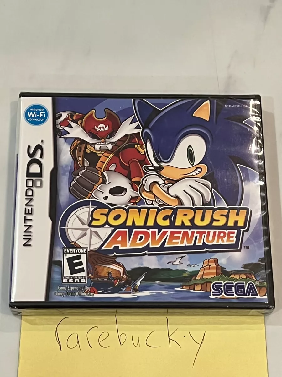 Sonic Rush Adventure (Nintendo DS) NEW SEALED Y-FOLD NEAR-MINT, RARE!  5060138431980