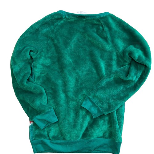 The Grinch Merry Grinchmas Youth L 10/12 Sweater Faux Grinch Fur Dr. Seuss - Picture 6 of 6
