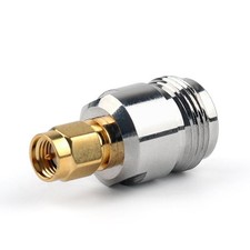 2Pcs Adapter N Jack Female To SMA Male Plug RF Connector Straight F/M
