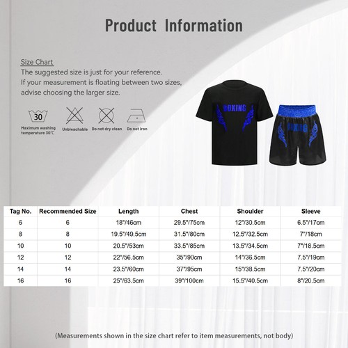 Kids Boys Set Tracksuits Suit Muay Thai Outfit Football Letter Printed Workout - Picture 33 of 41
