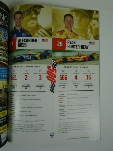 2019 Firestone Grand Prix of St. Petersburg IndyCar Souvenir Program - Picture 7 of 9