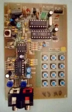 Stereo FM transmitter board microprocessor controlled PLL 88-108mhz 100mw