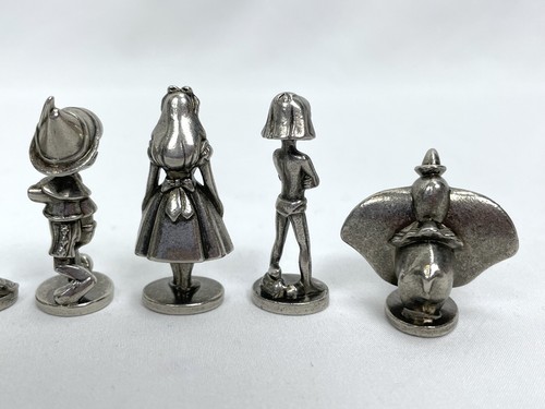Monopoly Disney Gioco Pezzi Set 8 Pezzi di Ricambio Gettoni 2001 Alice Peter - Foto 7 di 7