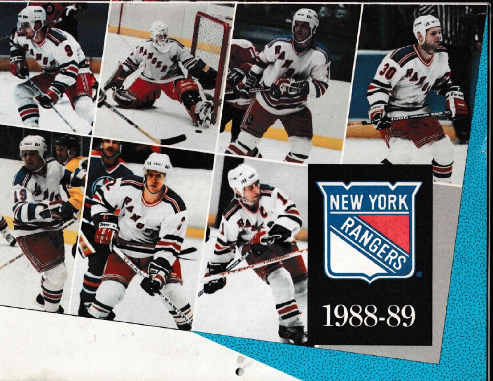 1988-89-new-york-rangers-calendar-ebay