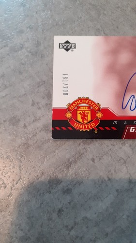 Gary Neville 181/200 Manuscripts Autograph, Upper Deck Man Utd 2001 - Picture 4 of 8