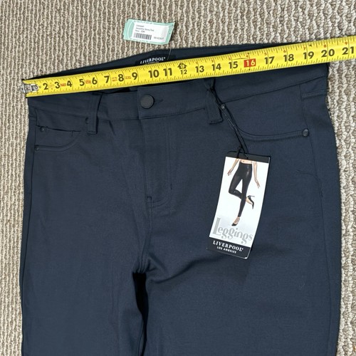 Liverpool Jacqueline Skinny Pants Women’s 20W 5 Pocket Stretch Navy Blue NWT - Picture 9 of 12