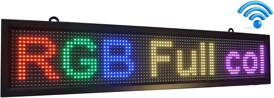 INSEGNA LUMINOSA A LED SCRITTA PERSONALIZZATA SCORREVOLE TABELLA 100 X 20 CM - Immagine 3 di 4
