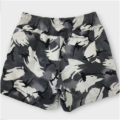NIKE - 【中古】ballaholic CAMO STREET ZIP SHORTS L Nike Men's Club Woven Flow Camo Shorts Cool Grey White Black