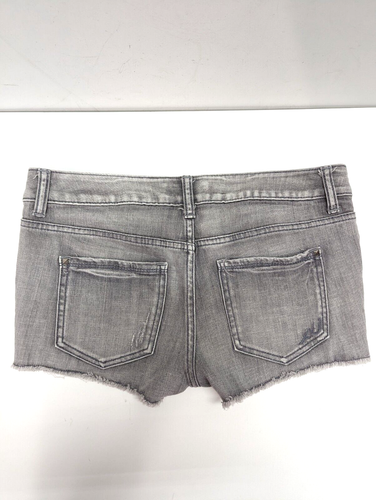 Express Jeans Womens Booty Shorts Distressed Rhinestones Light Wash Read Details - Picture 4 of 10