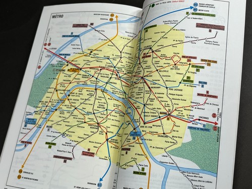 1989 PARIS Street Map 1/10000 Michelin Plan Book Metro RER + Vintage Brochure + - Picture 13 of 21