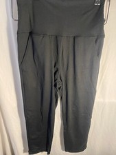 Women's Capri Leggings Black Size S/M