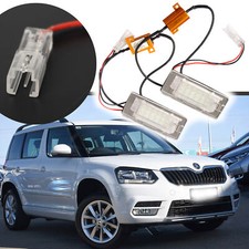 2x LED Kennzeichenleuchte Skoda Yeti 5L ab 06.2016 Wagenummer Licht