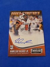 2021 Hamilcar Rashed Jr. Panini Chronicles Threads Draft Picks #TS-HRA Auto RC