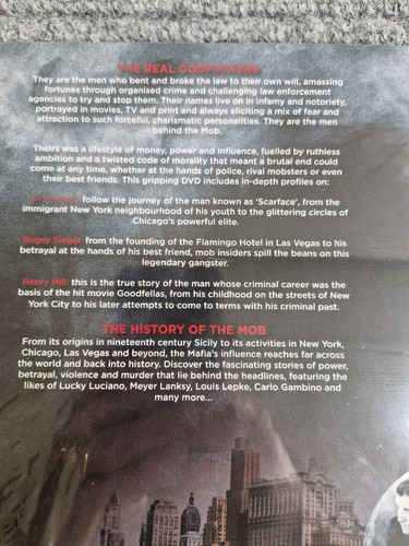 The Real Godfathers Mafia DVD & Book Set History Channel - Picture 3 of 6