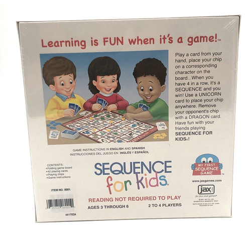 Sequence for Kids Silly Sentences Educational Board Games Set of 2 NEW Sealed - Picture 3 of 9