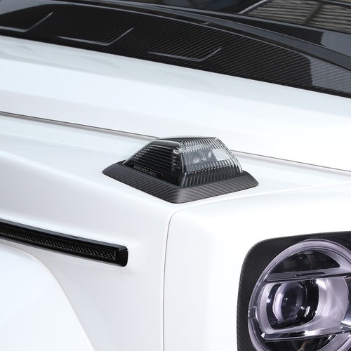Matte Carbon Turn Signal Light Frame Signal Light Trim For Benz G W463 2019-2020 - Picture 3 of 10