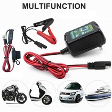 Battery Charger For Car And Motorcycle Repair LCD Lead Acid 12V 1.5A Pulse Kit