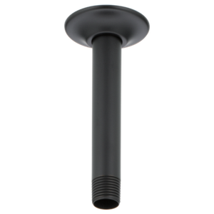 faucet ceiling mount flange delta matte arm shower