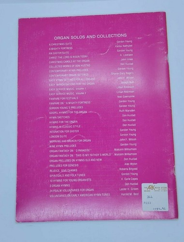 Don Hustad Meets the Gaithers Don Hustad at the Piano and Organ Sheet Music 1979 - Picture 6 of 7