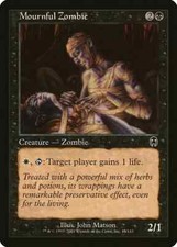 MOURNFUL ZOMBIE X 4 E/X+ APOCALYPSE MAGIC THE GATHERING