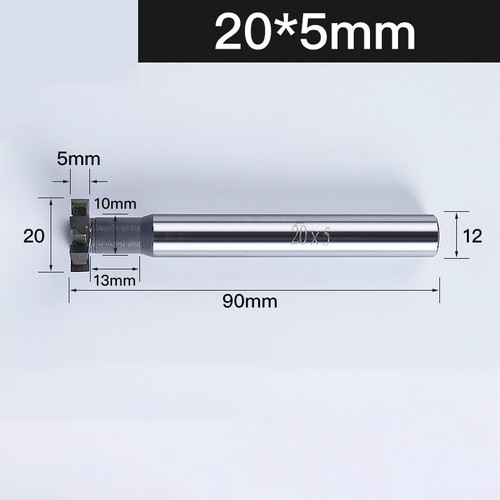 16-32mm T-Slot Milling Cutter Carbide End Mill Shank End Mill Metal Cutting Tool - Picture 21 of 59