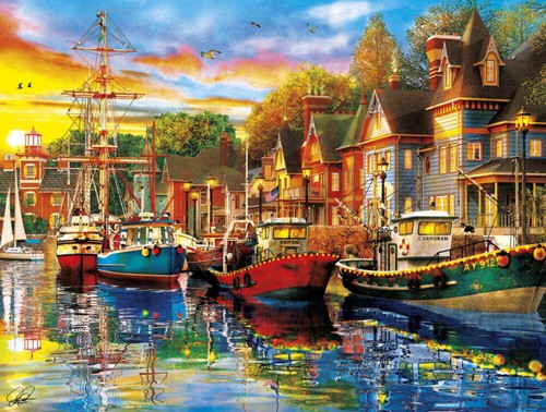 6 - Buffalo Games Puzzle - Tiger Mond (500) + 5 (750 Teile) - Bild 6 von 13