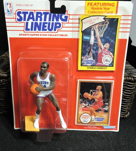 1990 CHARLES BARKLEY STARTING LINEUP NBA Philadelphia 76ers Sixers NIB