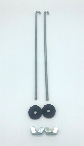 12" inch Battery J Bolt, Adjusts from 8" - 12" 1 PAIR
