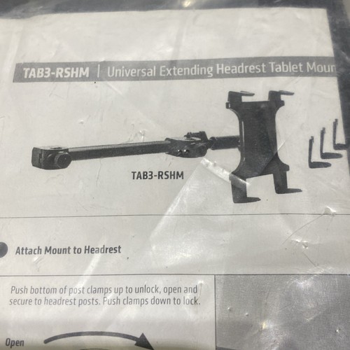 Arkon Mounts TAB3-RSHM Headrest Mount W/ Universal Tablet Holder - Picture 7 of 7