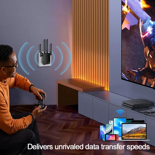 1200Mbps WiFi Signal Extender Range Repeater Booster Internet Amplifier UK Plug - Picture 17 of 17