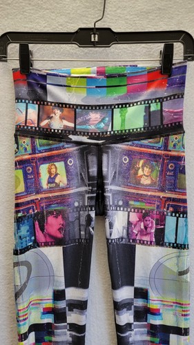 Niyama Sol Legging Retired Print J Lo FILMS Yoga Pants Small Actual 📏 24x27 - Picture 2 of 10