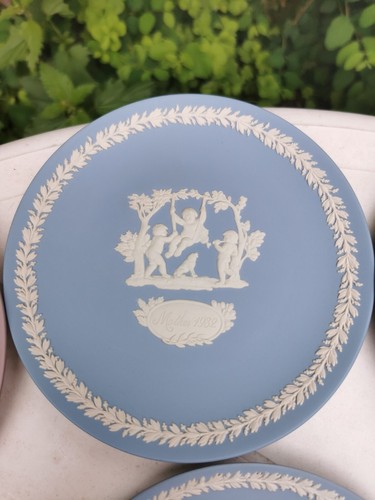 Wedgwood Blue Jasper Ware 11 Mother Plate 1981-1990,1992, 16.5 cm - Picture 6 of 15