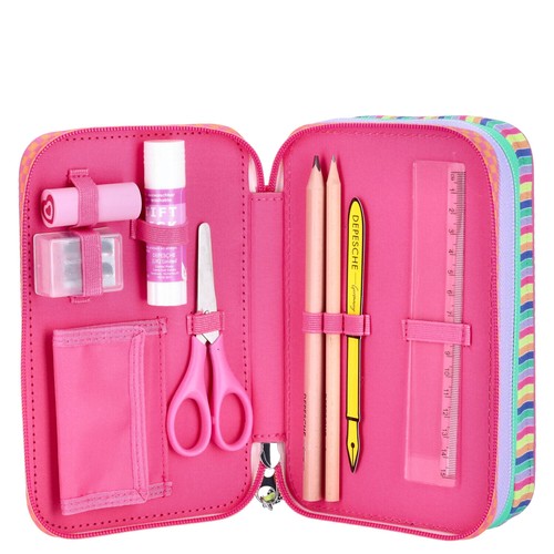 Depesche 3-Fach Federtasche TOPModel JOY pink - Bild 5 von 7