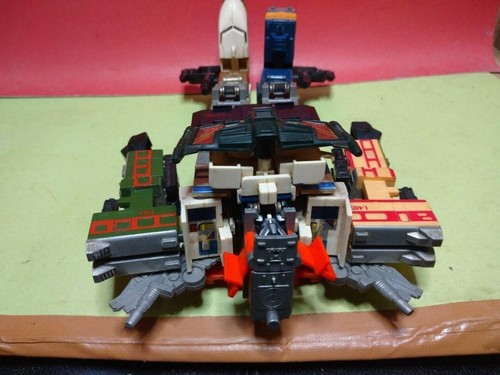 Takara Diaclone series Train Robot 80s Rocket Punch Vintage RR TR-6 Used - Picture 17 of 20