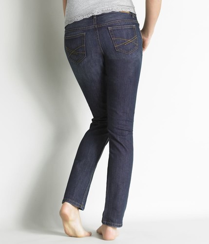 Womens AEROPOSTALE Dark Wash Bayla Skinny Jeans NWT #0237 - Picture 5 of 5