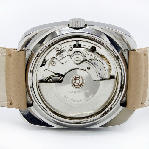 Sandoz Automatic Day Date Ref. 1832-Z-84-8 Green Dial Steel Men's Vintage Watch - Picture 10 of 13