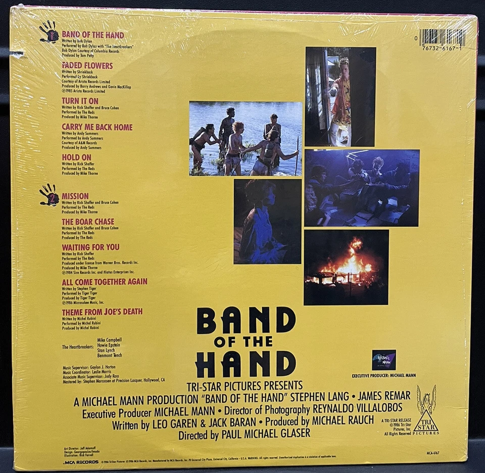 SEALED🔥BAND OF THE HAND OST⭐️‘86 US Soundtrack with Bob Dylan etc - Image 4 of 4