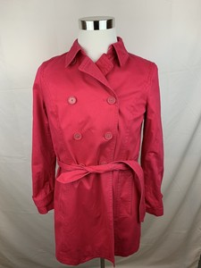 hot pink trench coat