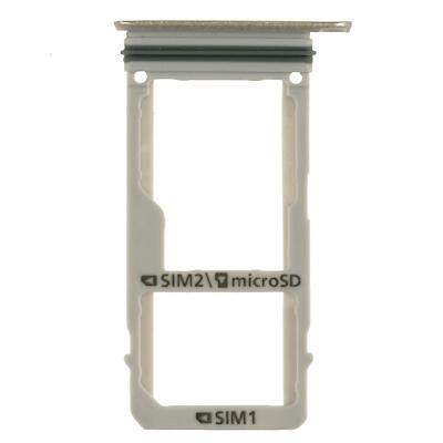 Samsung Galaxy A3 2017 SM- A320F sim card memory micro SD tray holder gold