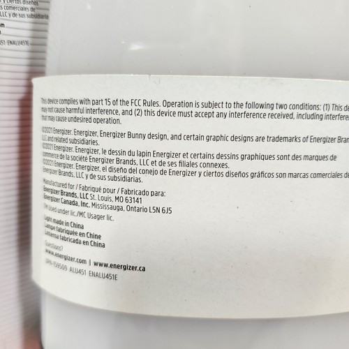 Energizer Lantern 1200 Lumen Red White LED Lamp Charger Flashlight Battery Power - Picture 5 of 8