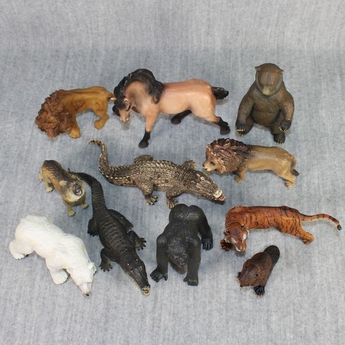 SCHLEICH Collect A Procon Papp Zoo Wildlife Figures Gorilla Tiger Mixed Lot 1999 - Bild 3 von 22