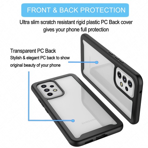 For Samsung Galaxy A53 5G Case Shockproof Slim Phone Cover with Screen Protector - Picture 8 of 28