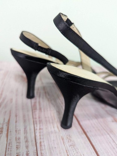 NIB Naturalizer Womens 10 Wide Black Pump Heels Kadie - Picture 3 of 10