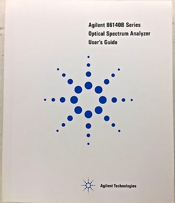 Agilent 86140B Series Optical Spectrum Analyzer User's Guide P/N 86140-90053