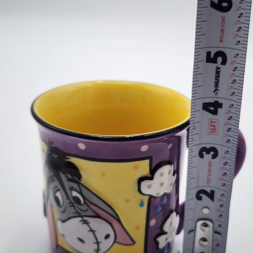 Eeyore Raised Ceramic Coffee Mug 3D Disney Store Exclusive Adorable Collectible - Picture 7 of 8
