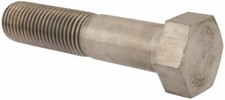 1-1/2 - 6 UNC Hex Head Cap Screw: Part-Threaded 7" Under Head, 2-1/4" Hex