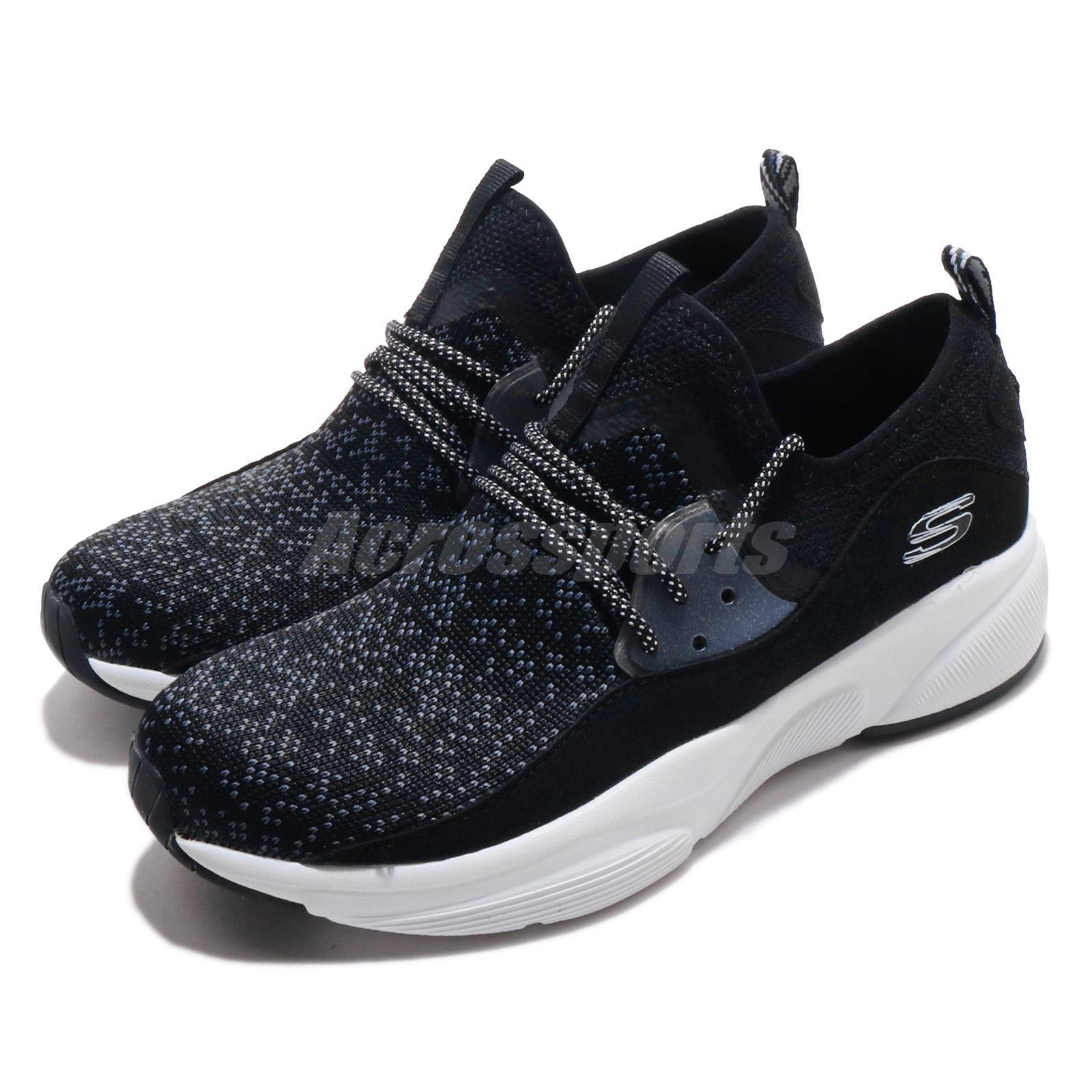 Skechers Meridian nero bianca donna correrening Casual sautope sautope da ginnastica 13009-BKW Skechers Meridian nero bianca donna correrening Casual sautope sautope da ginnastica 13009-BKW