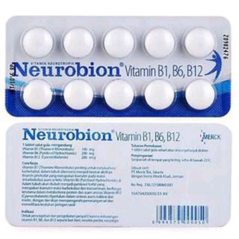 Neurobion Vitamin B1 B6 B12 Tablets For Sale Online Ebay