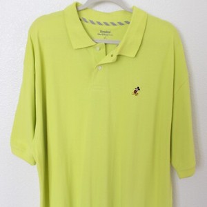 neon green polo shirt